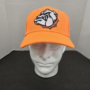 Bulldogs Large Hat Adult Size Hat Orange Baseball Hat Cap